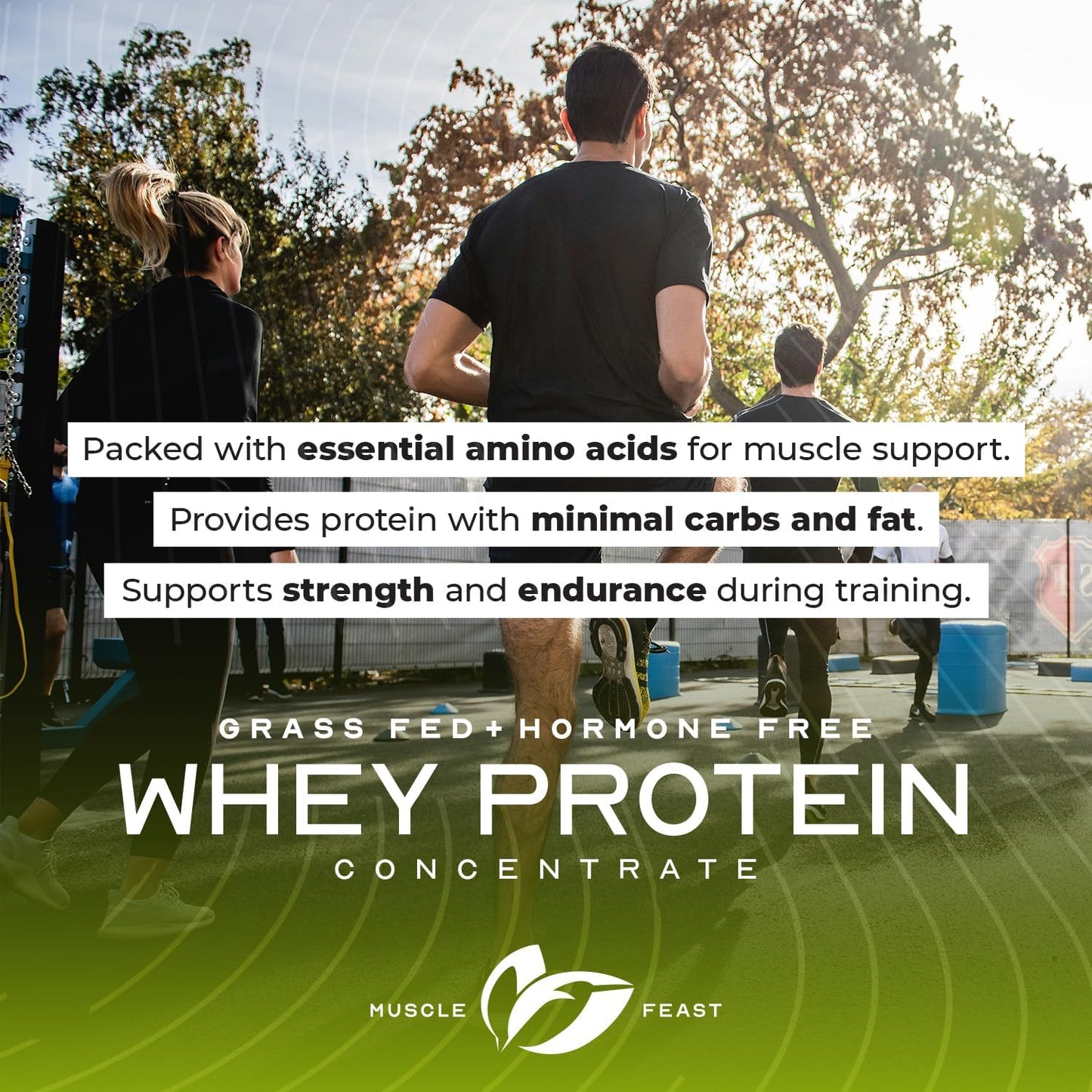 Muscle Feast Grass-Fed Whey Protein Concentrate Powder