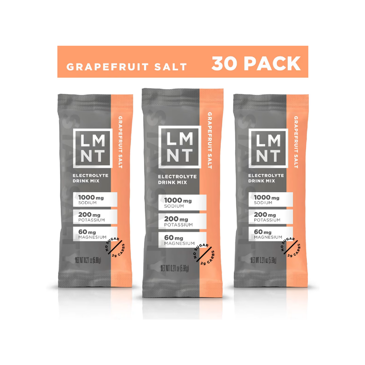LMNT Zero-Sugar Electrolyte Drink Mix | 30 Stick Packs