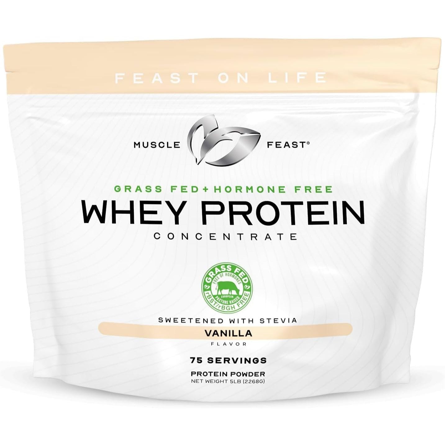 Muscle Feast Grass-Fed Whey Protein Concentrate Powder
