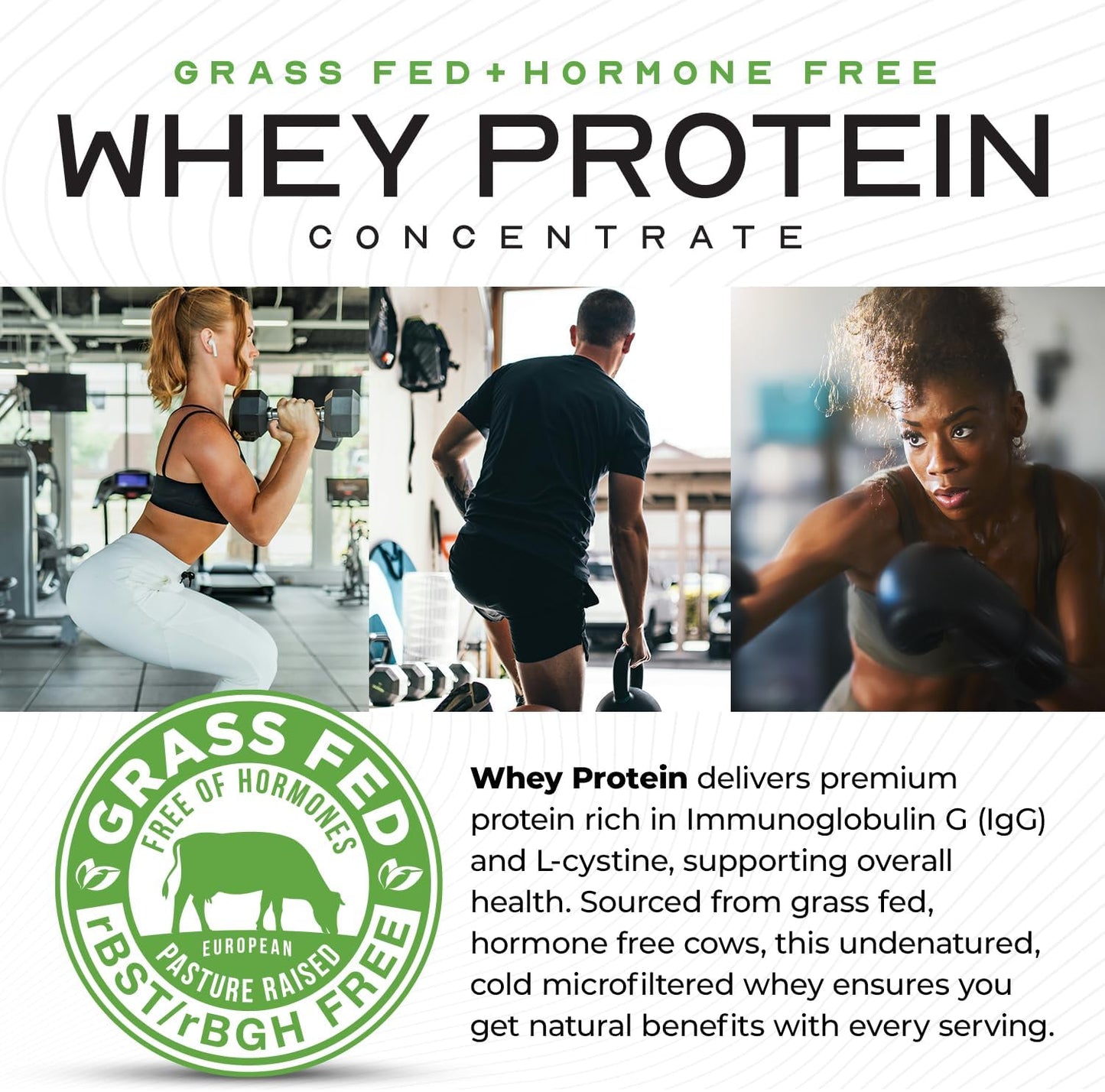 Muscle Feast Grass-Fed Whey Protein Concentrate Powder