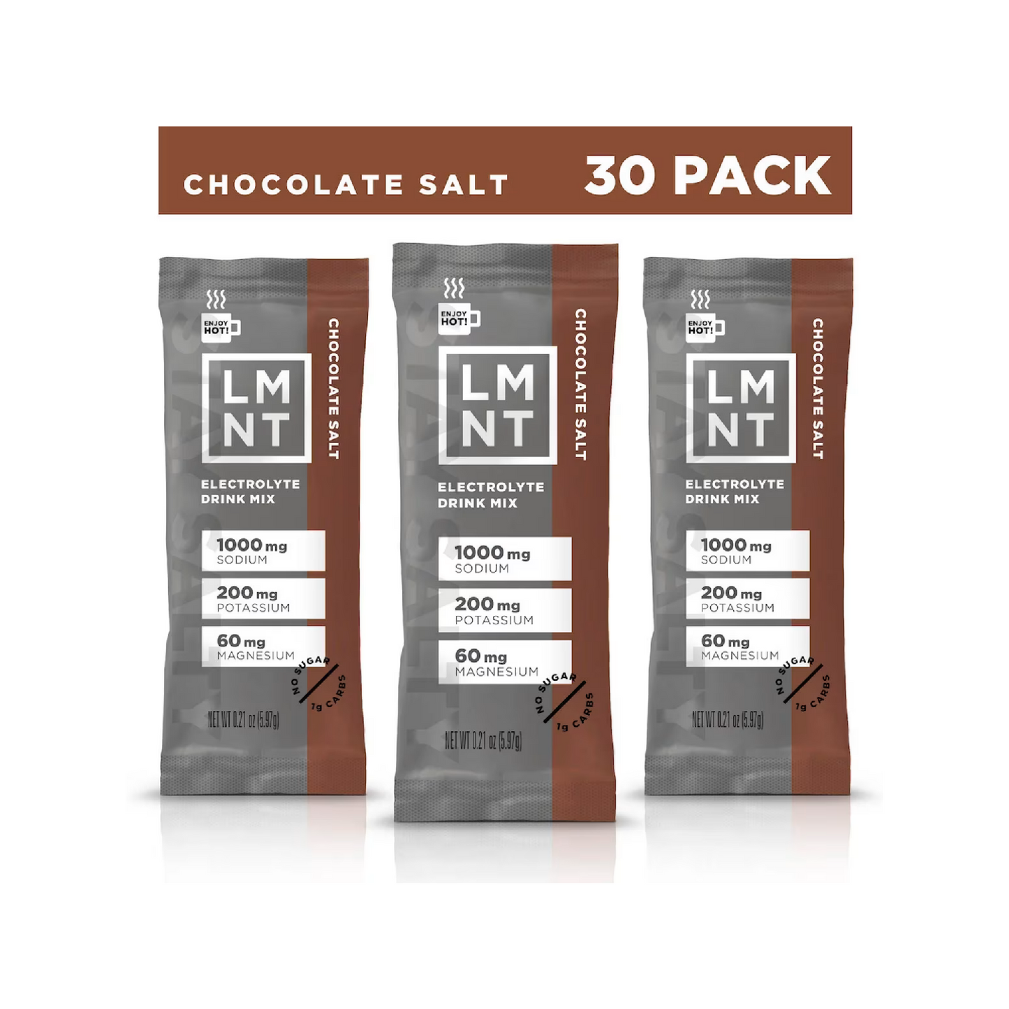LMNT Zero-Sugar Electrolyte Drink Mix | 30 Stick Packs