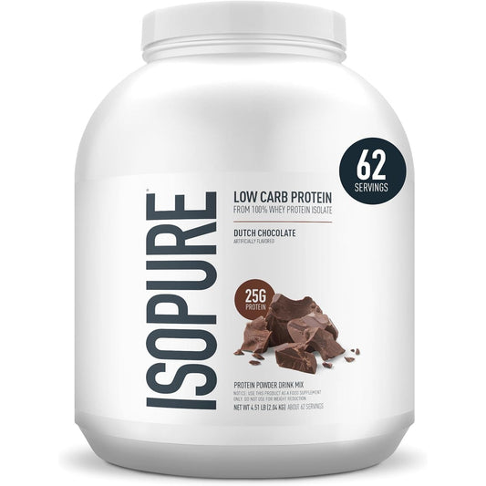 Isopure Low Carb 100% Pure Whey Isolate Protein Powder